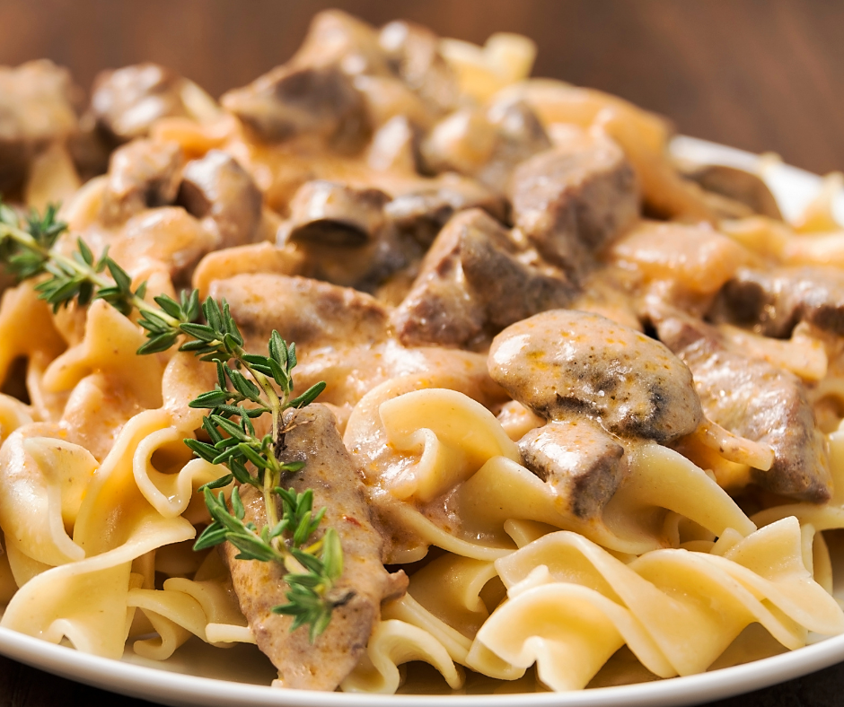 Easy One Pan Beef Stroganoff