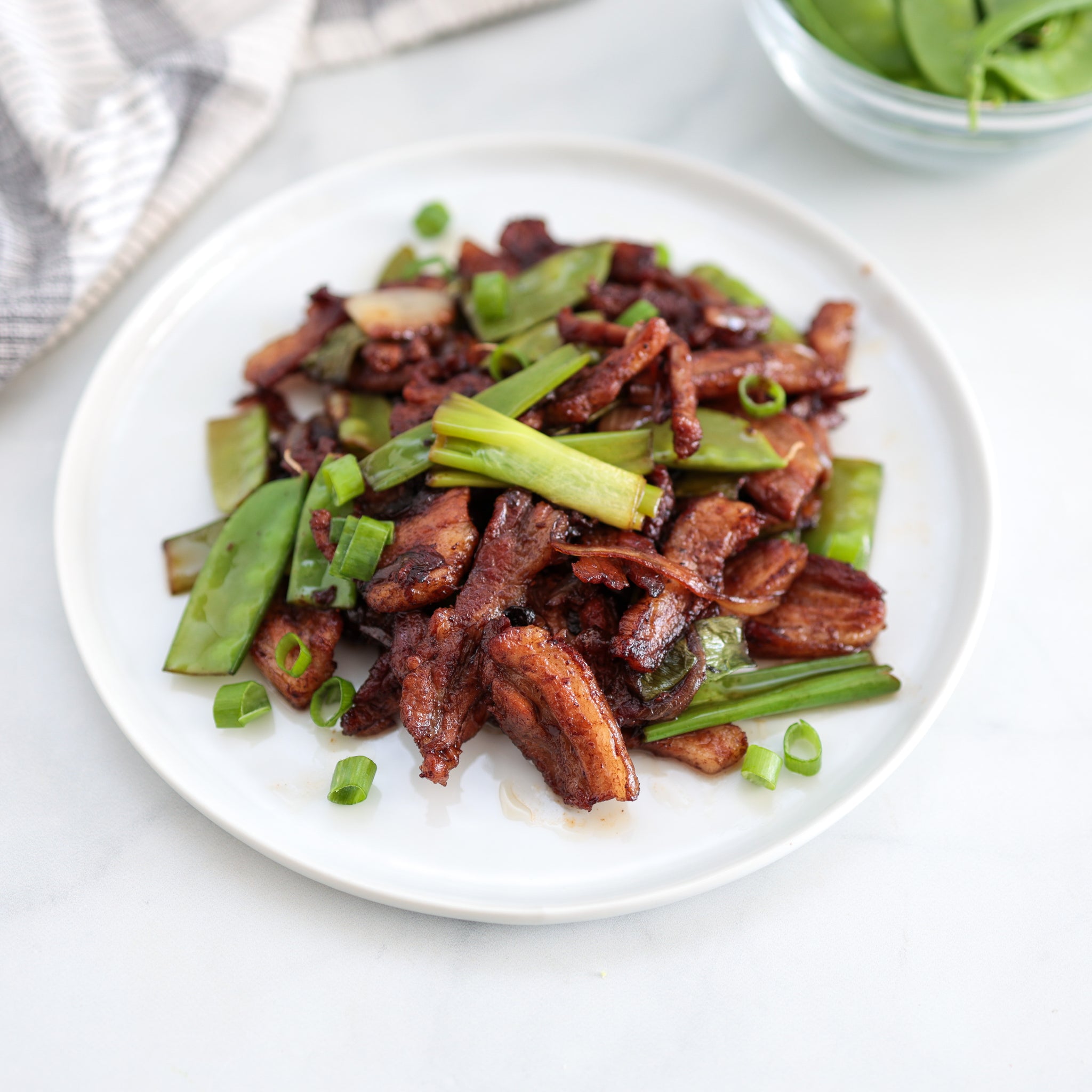 20-Minute Garlic & Honey Pork Belly Stir Fry