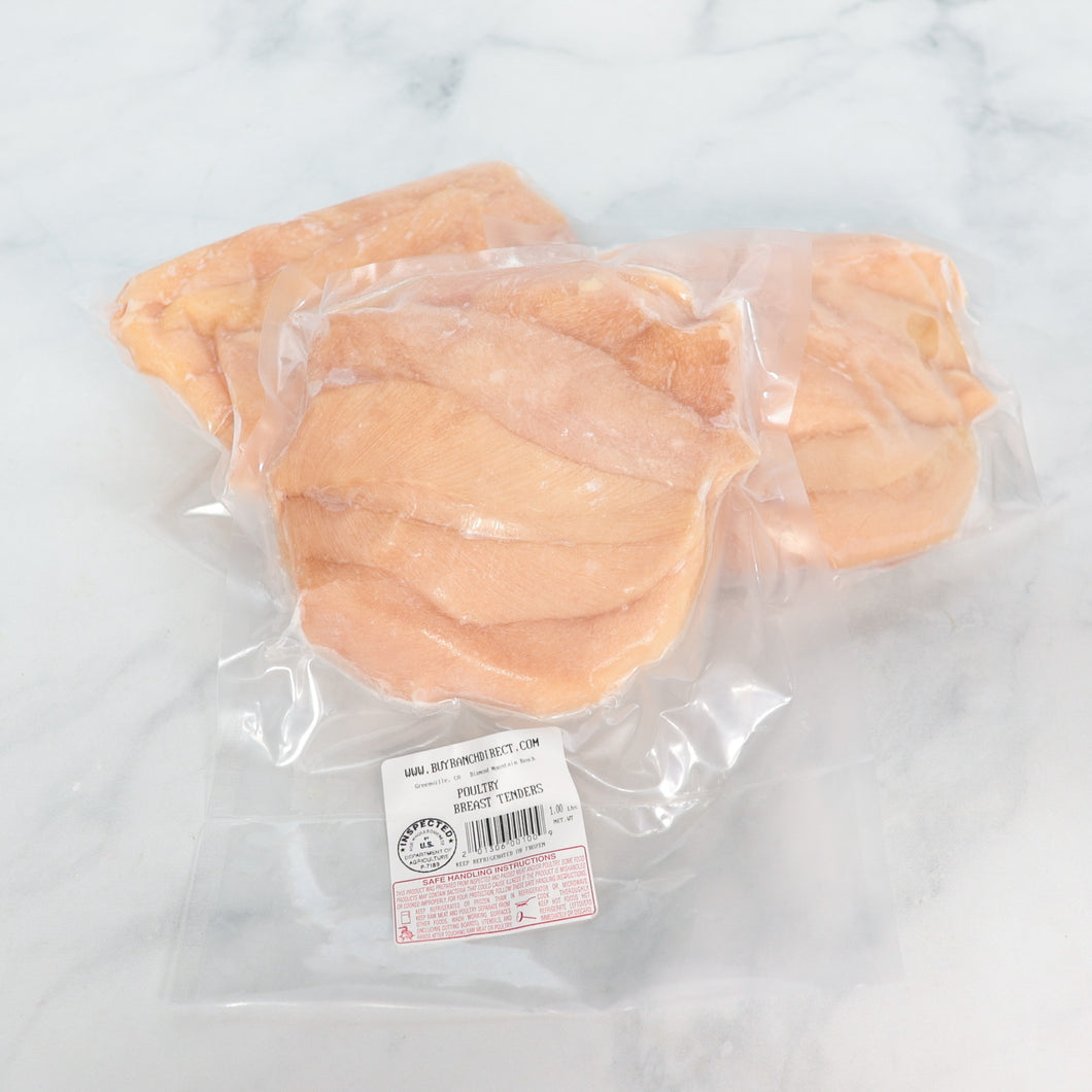 Chicken Breast, Boneless/Skinless Tenders, Bundle Pack - Total of 3.0-3.5 lbs