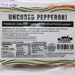 Salami Pepperoni - 8 oz - Pre Sliced Pack
