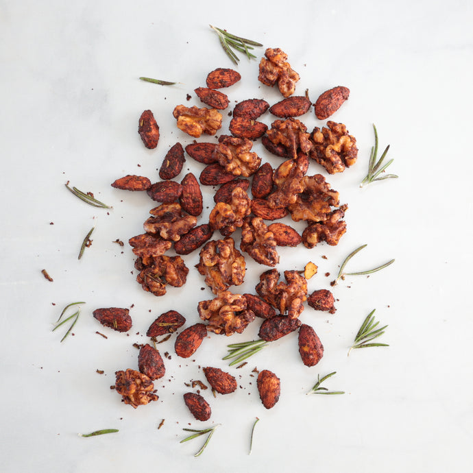 Rosemary & Lime Roasted Nuts with Bison Tallow