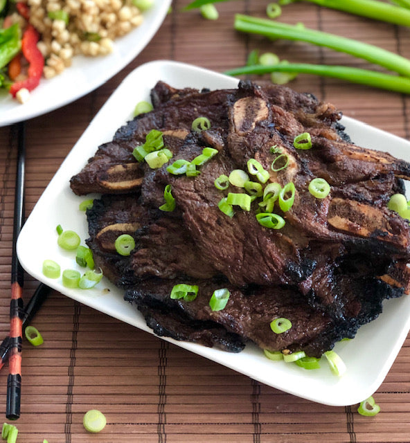 @cocospaleokitchen Grilled Korean Beef Ribs