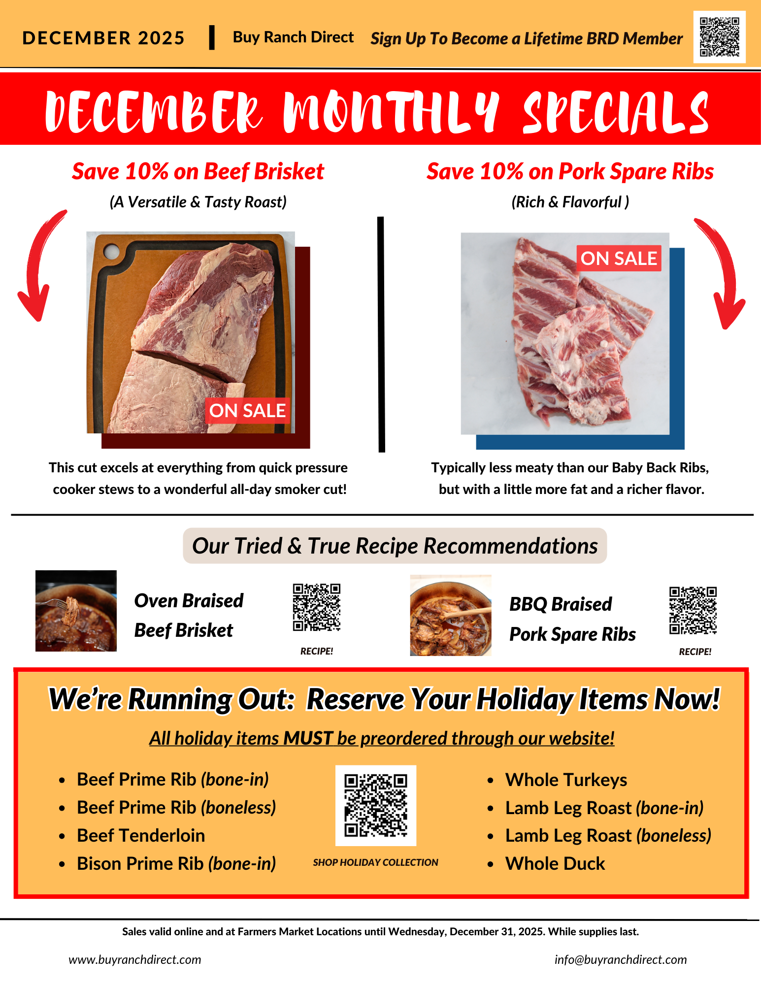 December 2025 Sales Flyer