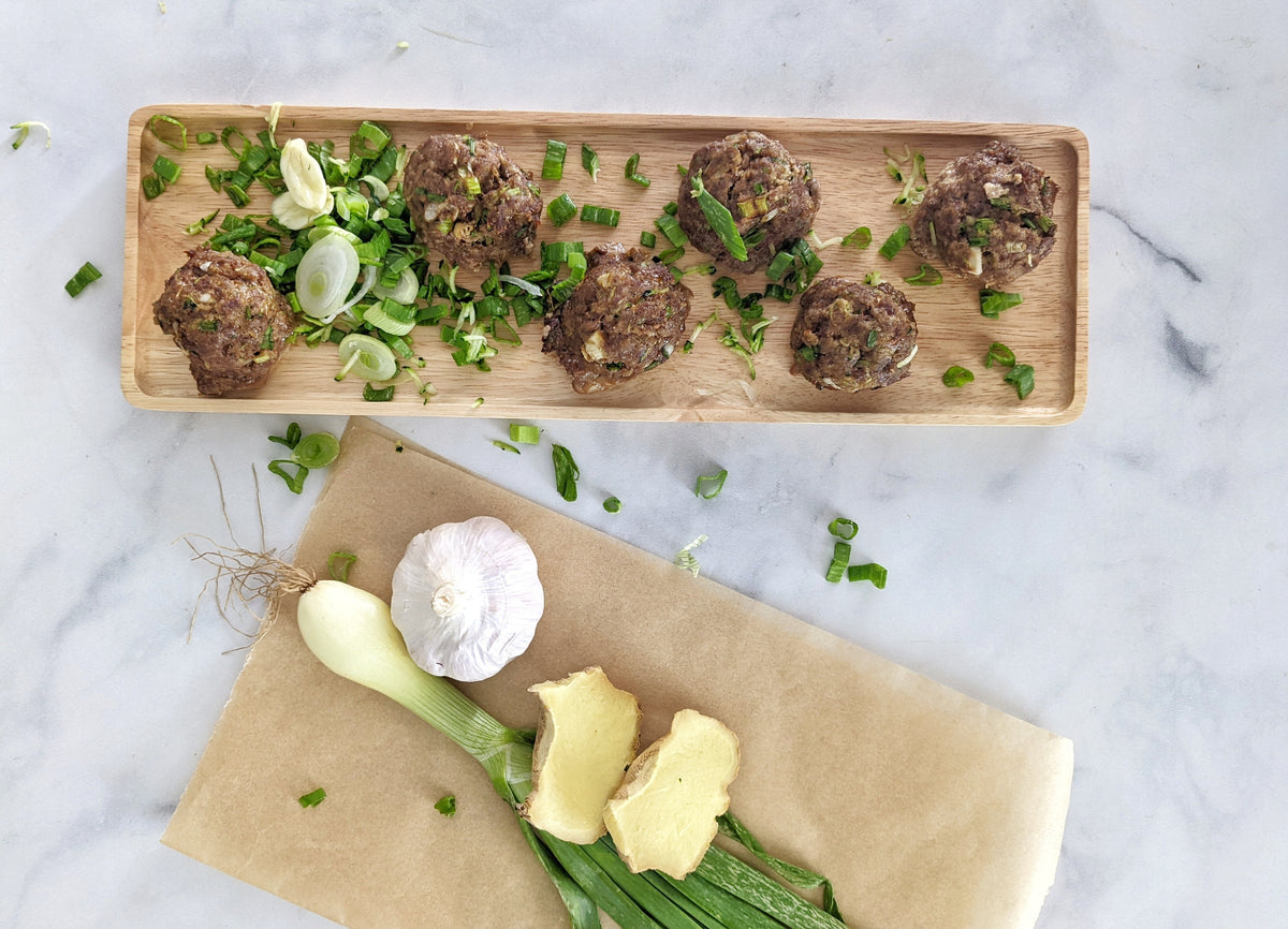 GlutenFree Garlic Ginger Yak Meatballs Buy Ranch Direct
