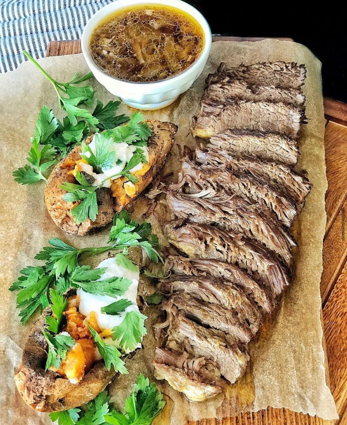 Pressure Cooked, Keto-Friendly Beef Brisket by @accidentalparisiancook