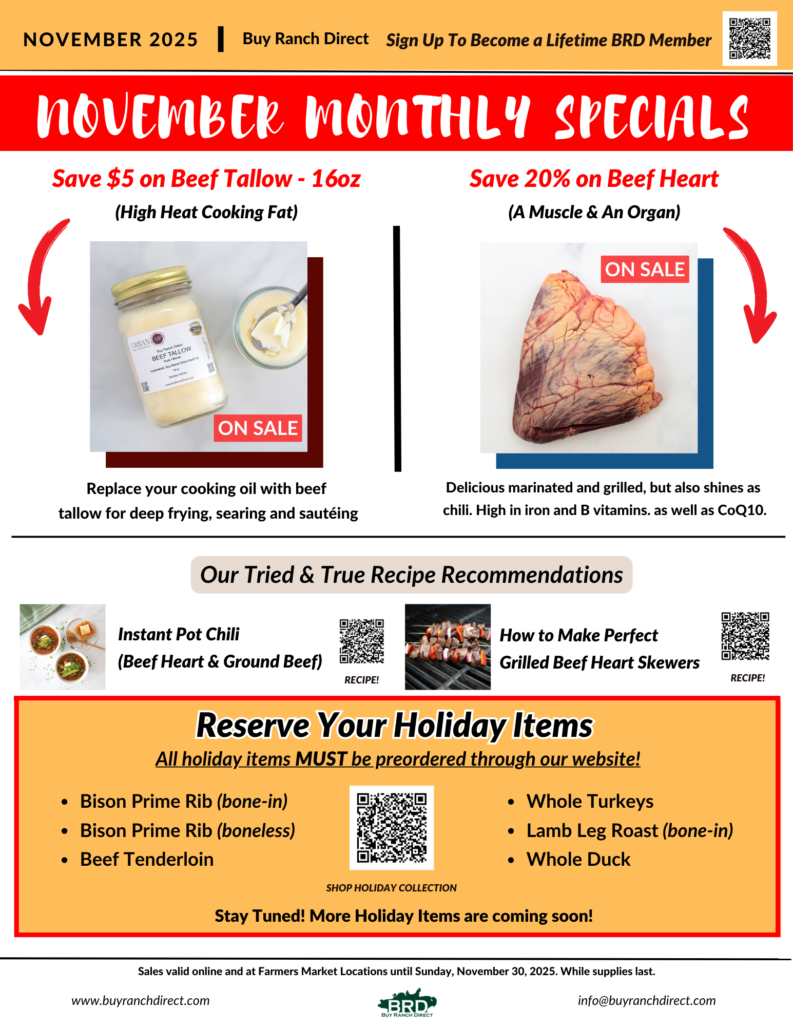 November 2025 Sales Flyer