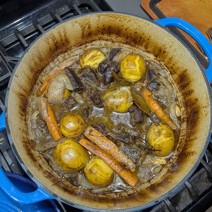 Easy Dutch Oven Pot Roast Stew