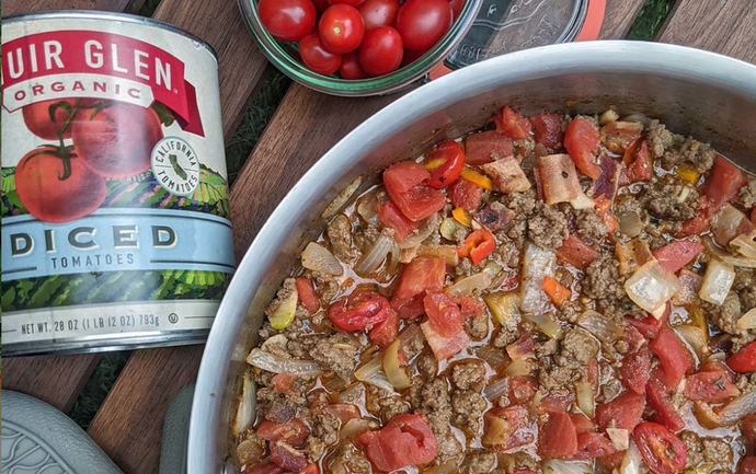 One Pot Meal: Grass-Fed Meat Sauce by @wellnesswithdanielle