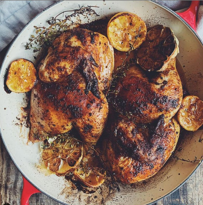 48 Hour Brined Roasted Chicken