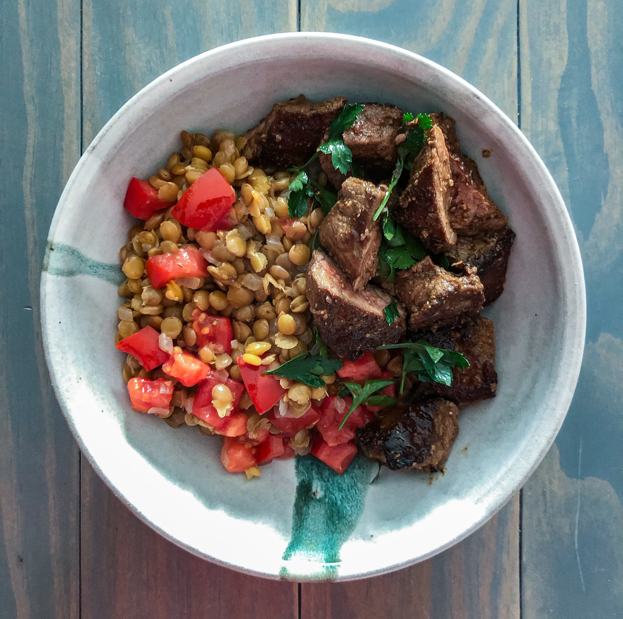 Spiced Beef & Lentils