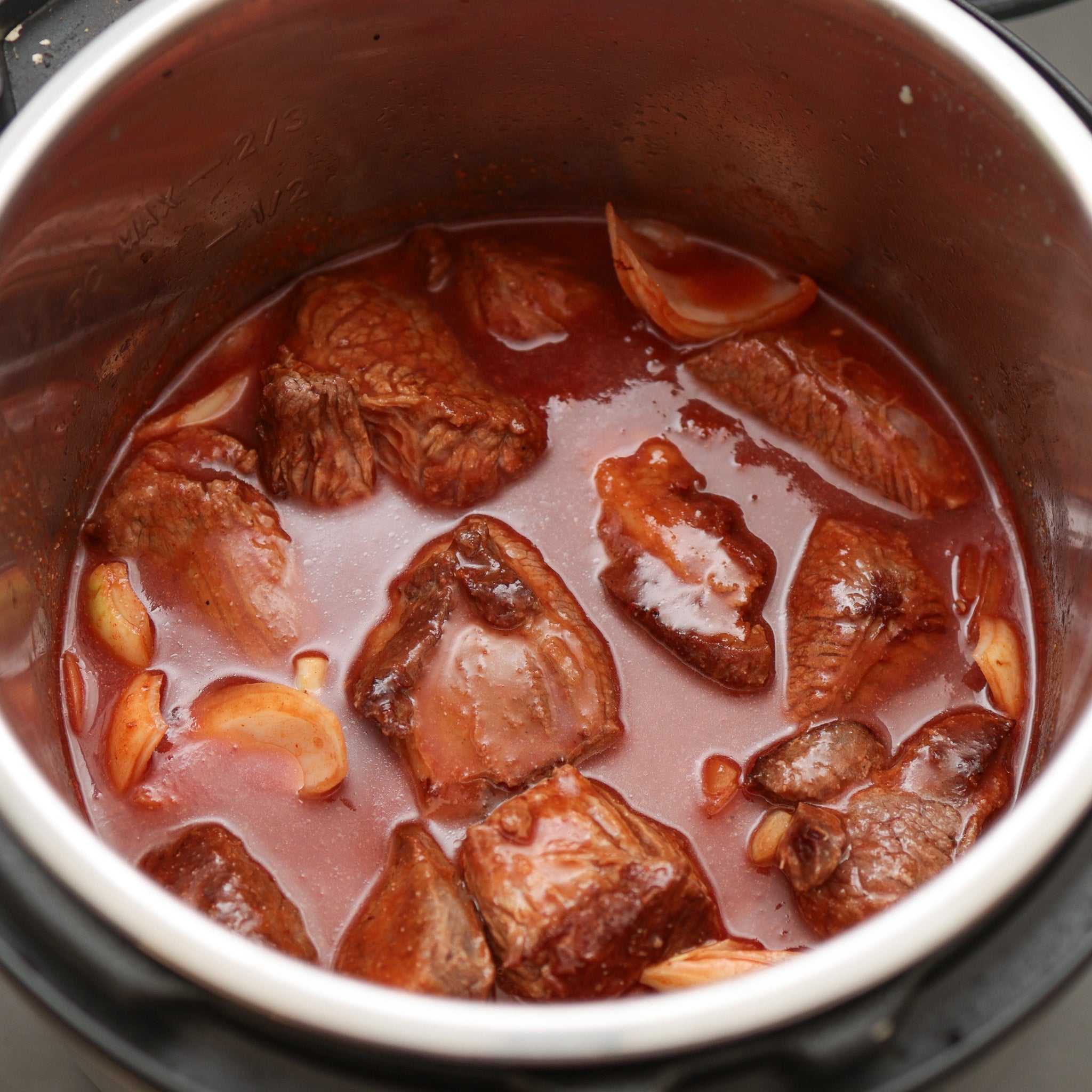 Instant Pot Sweet & Sour Brisket