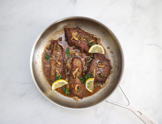 Beef Piccata with a Lemon Caper Sauce
