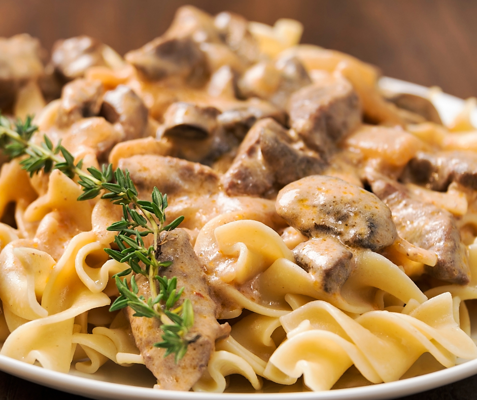 Easy One Pot Beef Stroganoff