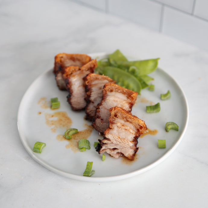 Slow Roasted Crispy BBQ Pork Belly