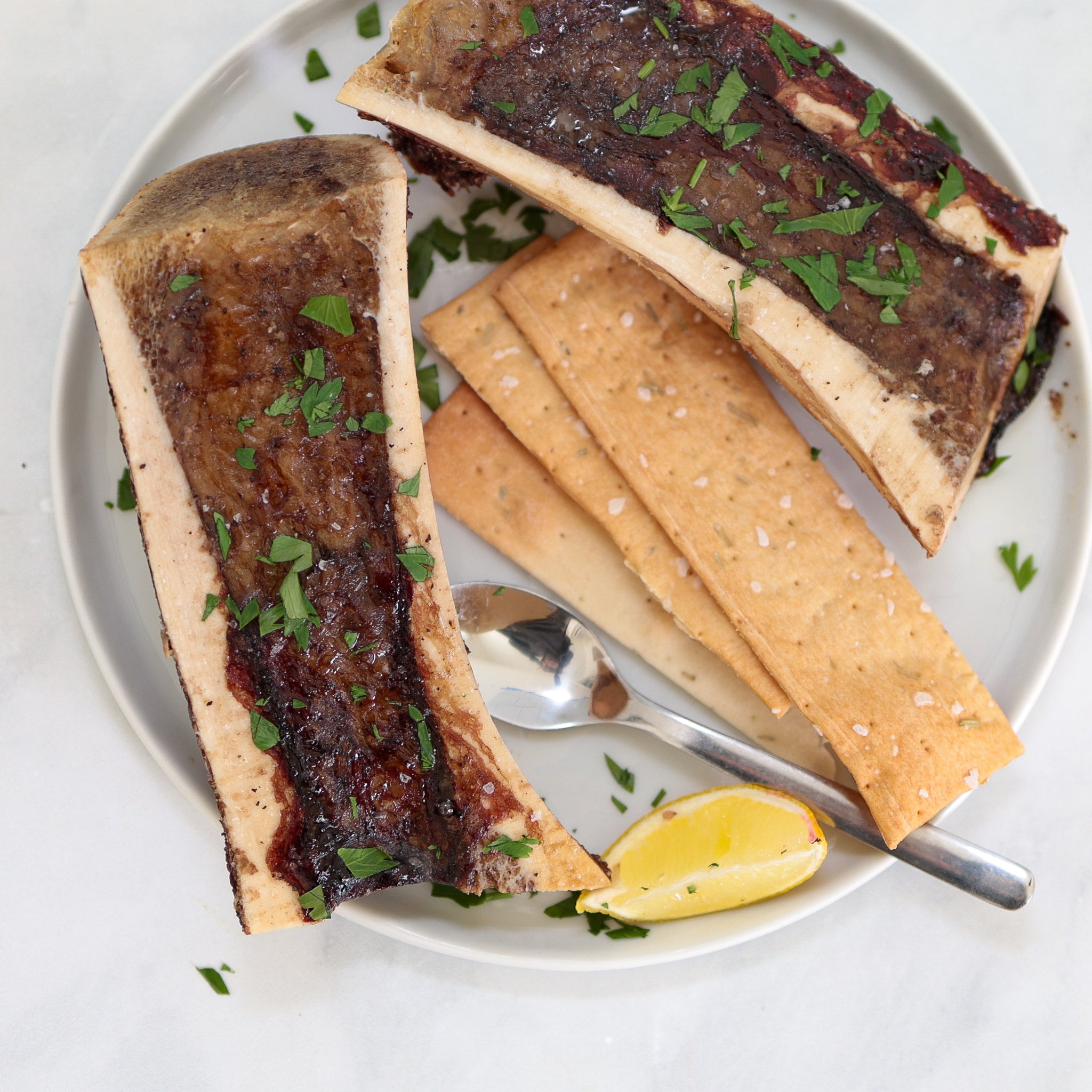 Simple Roasted Bone Marrow (Restaurant Style)