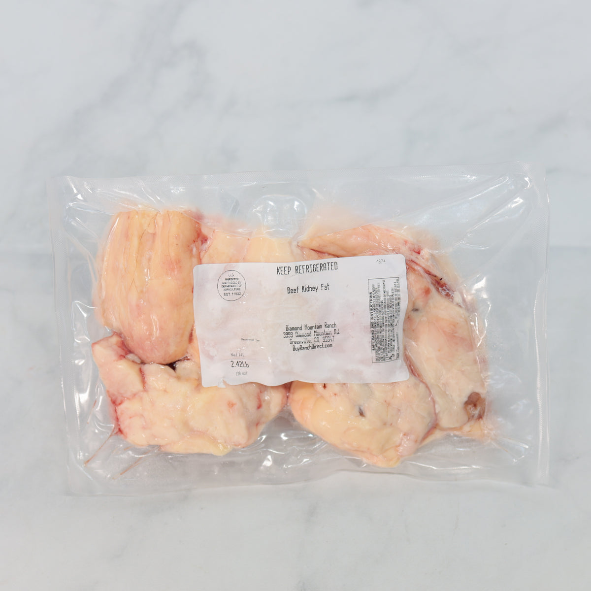 Beef Kidney Fat (Suet) Multiple Sizes Available Buy Ranch Direct