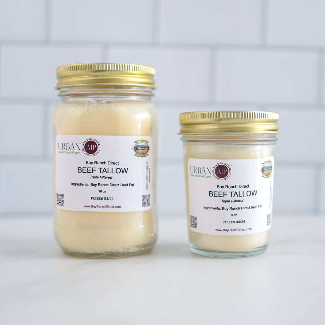 Beef Tallow - Multiple Sizes Available