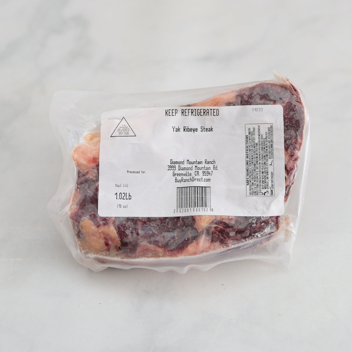 Yak Ribeye Steaks - Double Pack - Multiple Sizes Available – Buy Ranch ...