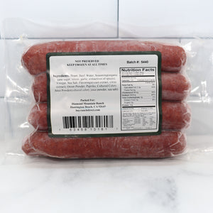 Bison & Wagyu Beef Uncured Hot Dogs, Caseless - 4 per pack - 0.75 lbs