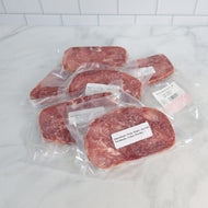 Pork Ham Steak, Boneless - 4-8 oz ea - Bundle Pack - 2-2.5 lbs
