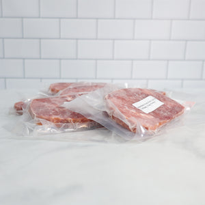 Pork Ham Steak, Boneless - 4-8 oz ea - Bundle Pack - 2-2.5 lbs