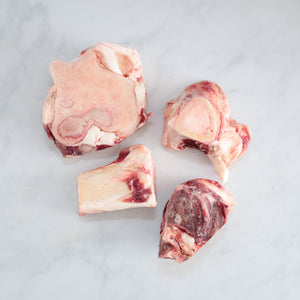 Beef Bones, Assorted - Northwest Cut - Bundle Pack - 4-5 lbs