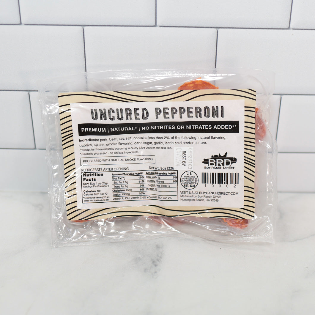 Salami Pepperoni - 8 oz - Pre Sliced Pack