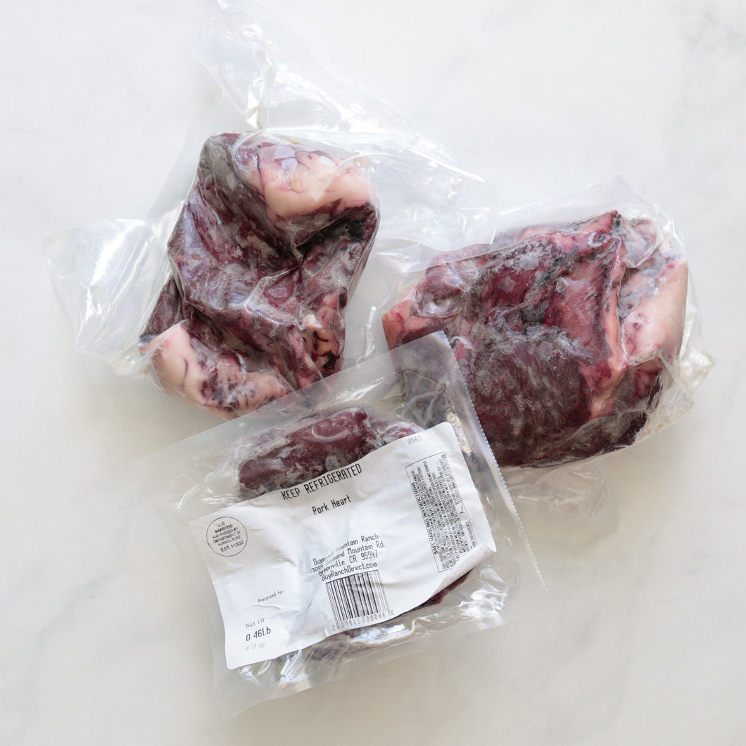 Pork Heart - Multiple Sizes Available