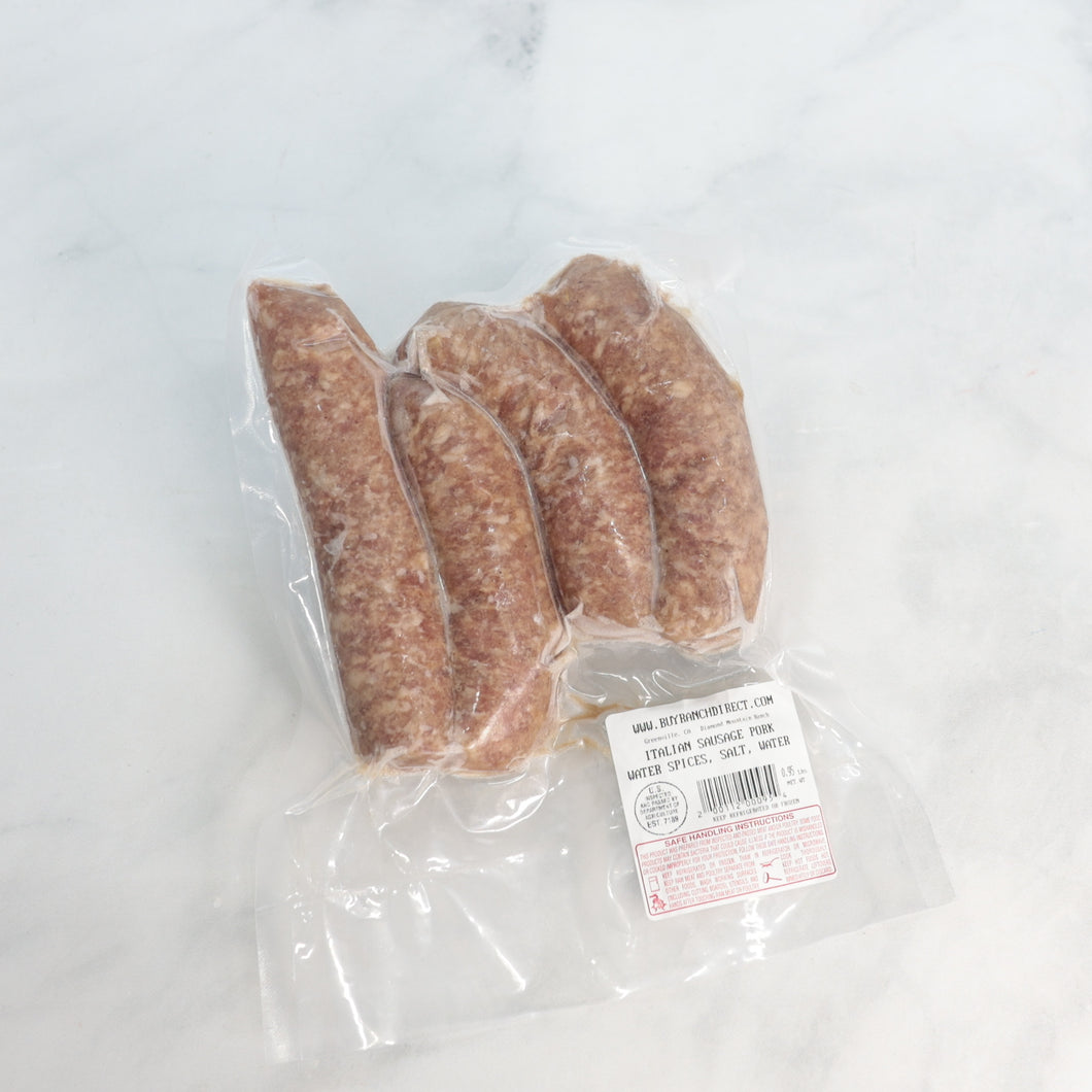 Pork Mild Italian Sausage - Multiple Sizes Available