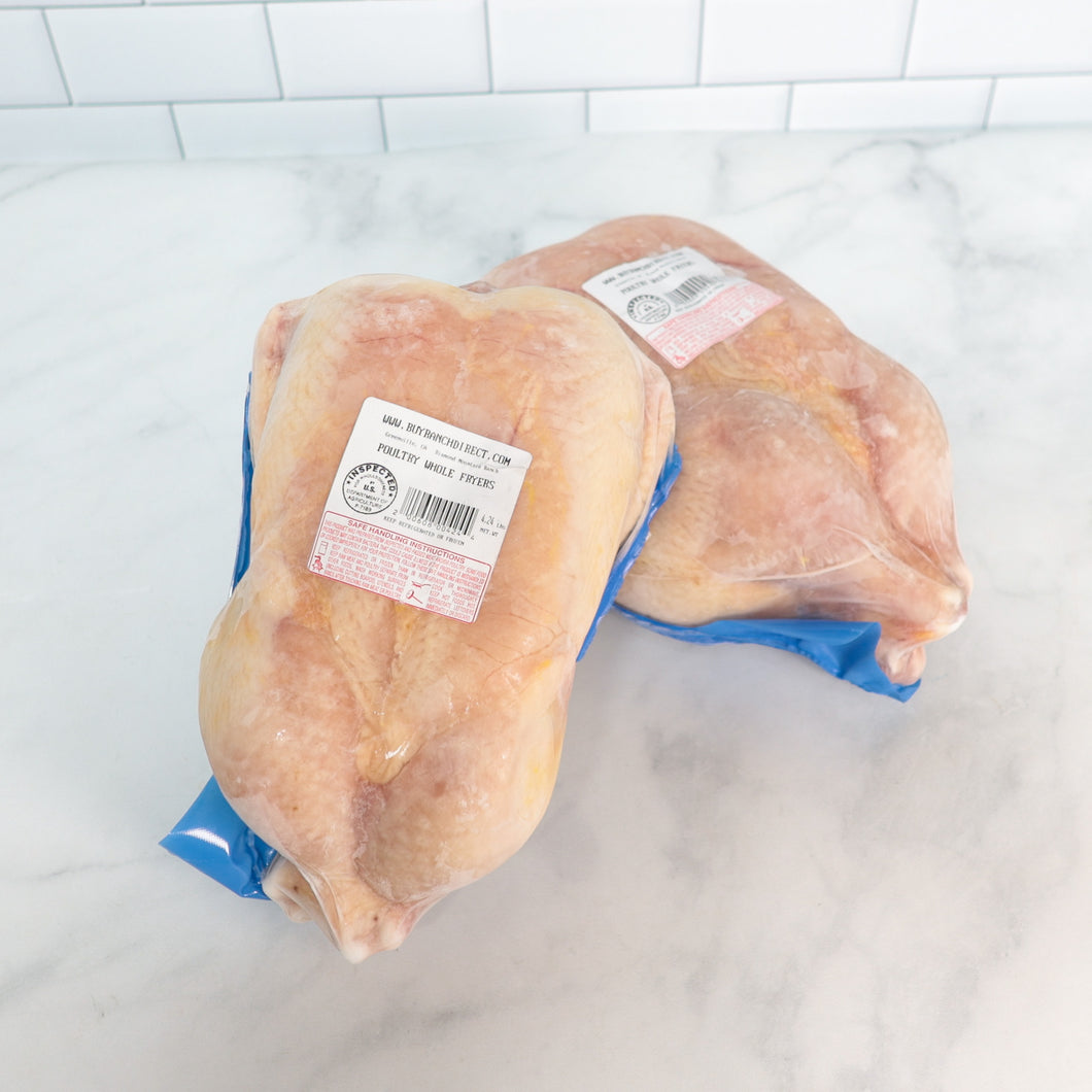 Chicken Whole Fryer 'Whole Chicken' - Bundle Pack - 9-11 lbs