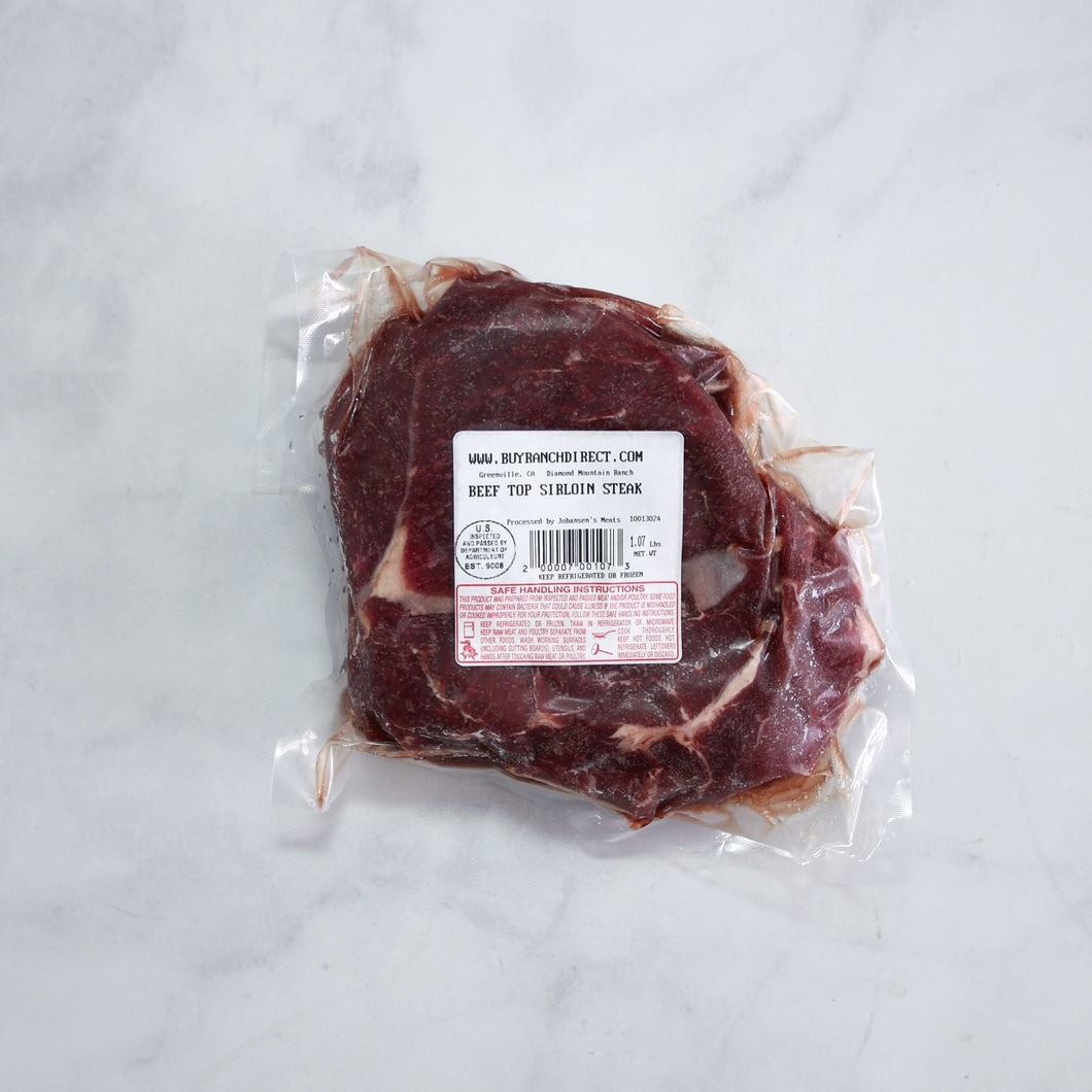 Beef Top Sirloin Steaks - RESERVE - Double Pack - Multiple Sizes Available