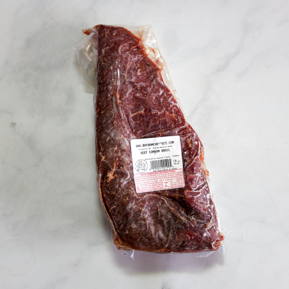 Beef London Broil - Single Pack - Multiple Sizes Available – Buy Ranch ...
