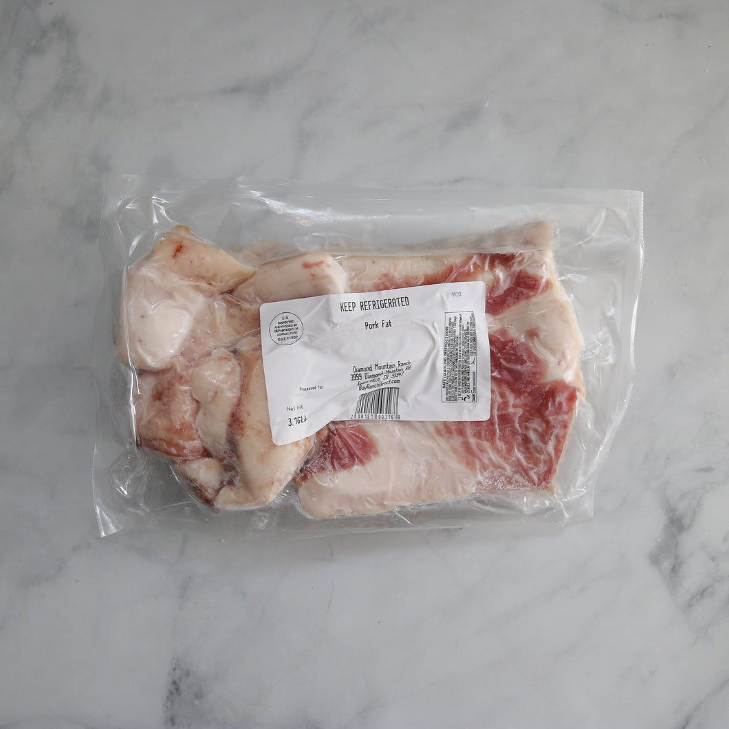 Pork Fat (Raw Lard) - Multiple Sizes Available